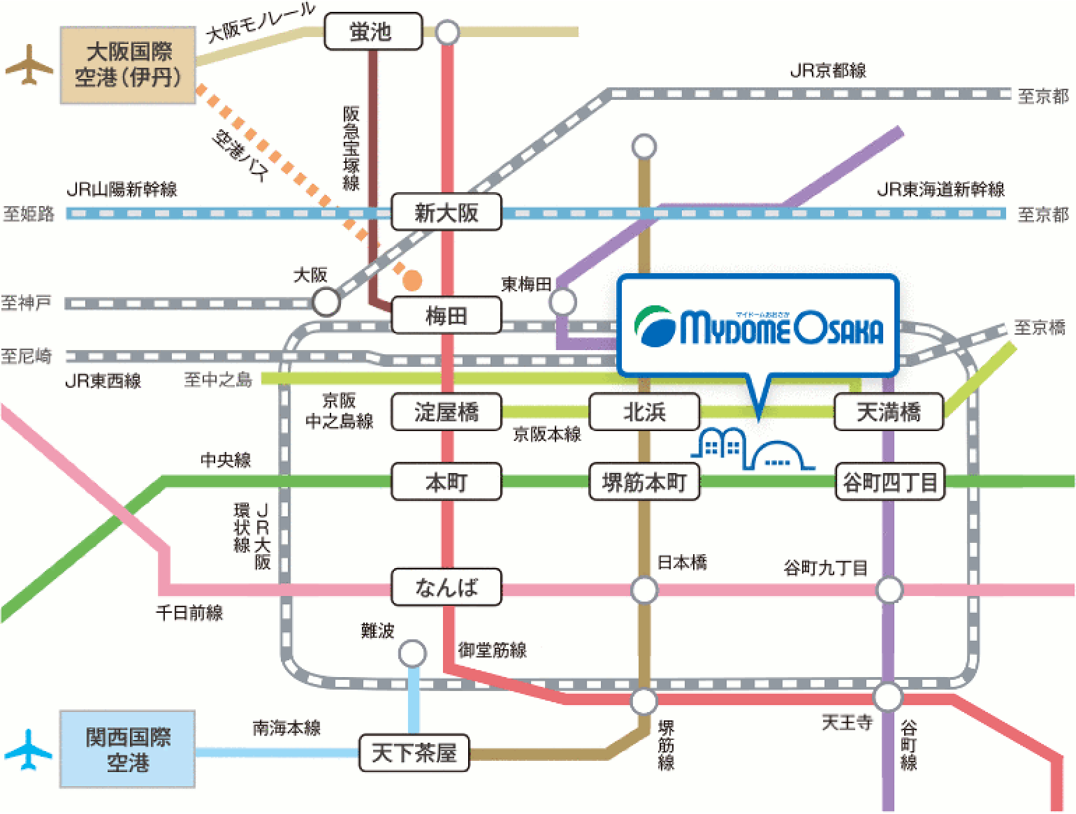 近隣路線図