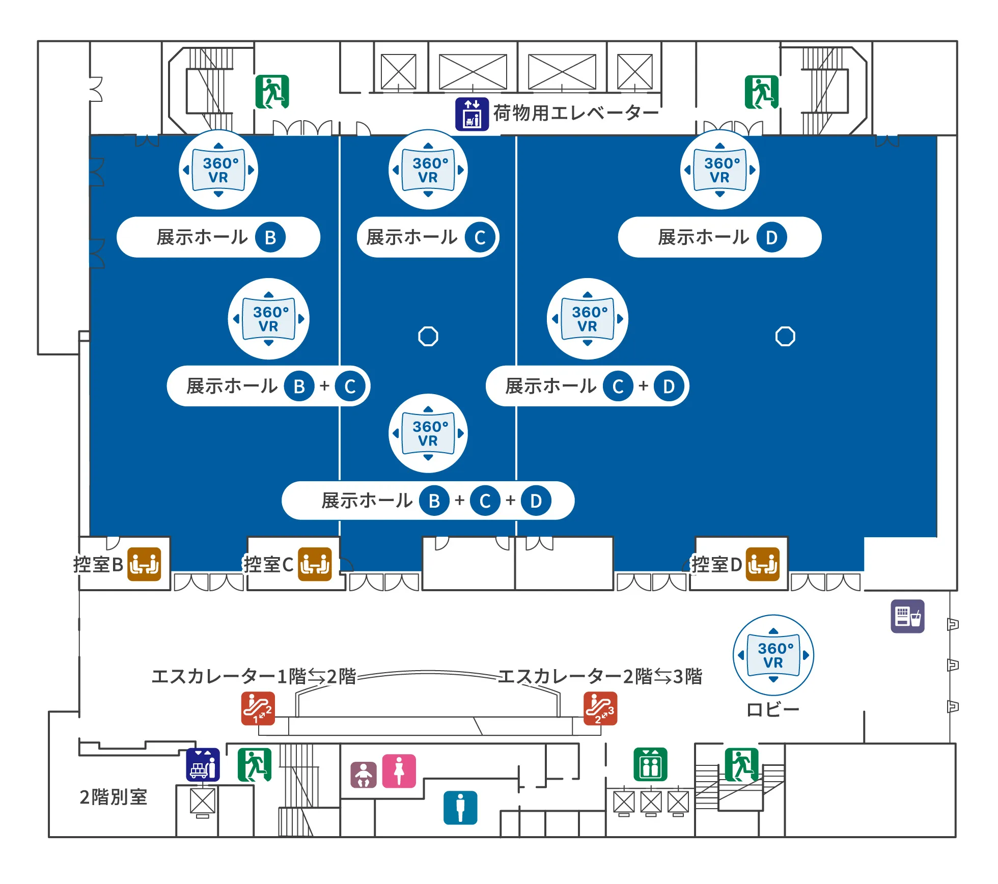 2階フロアマップ