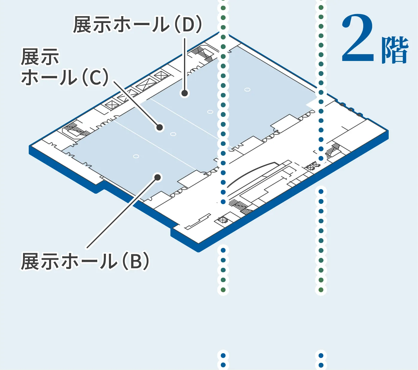 1階 展示ホール マップ